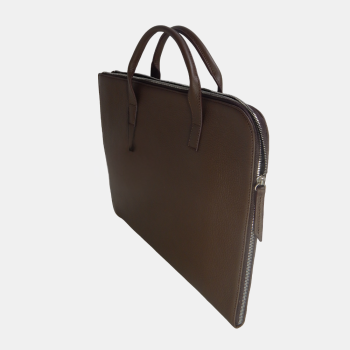 Porte-Document en Cuir Graine