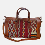 Sac de Voyage Cuir Traditionnel – Marron