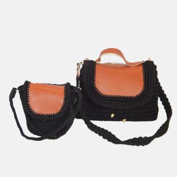 Sacs a Main Assortis en Crochet et Cuir