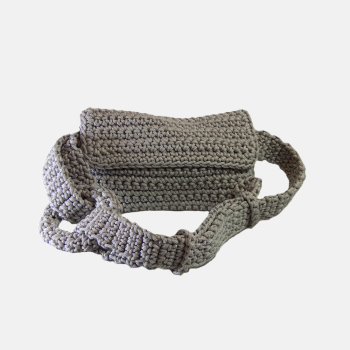 Sac a Main en Crochet - Gris