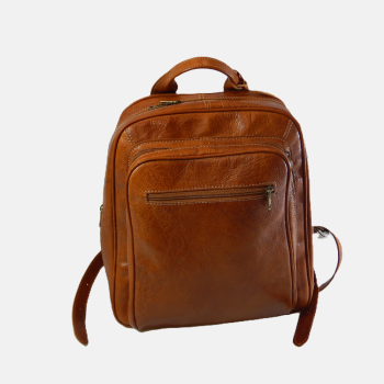 Sac à Dos Fermeture Cuir véritable – Marron