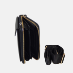 Smart Pochette Noir - Zipper Jaune