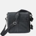 Sacoche Homme en Cuir Noir